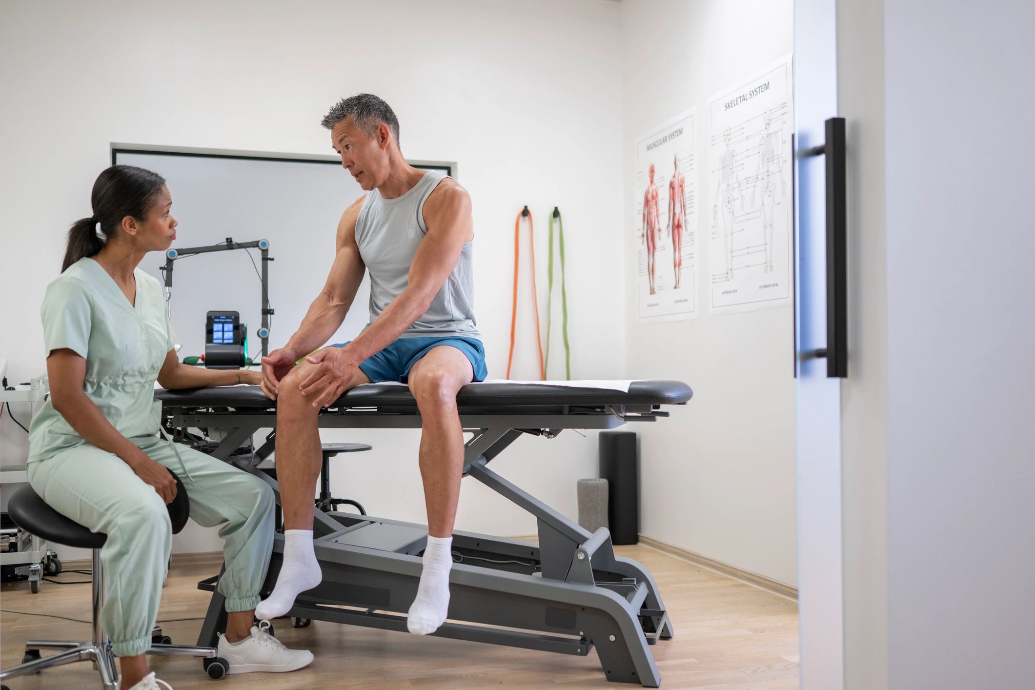 Naturopathic doctor consultation in a clinic setting